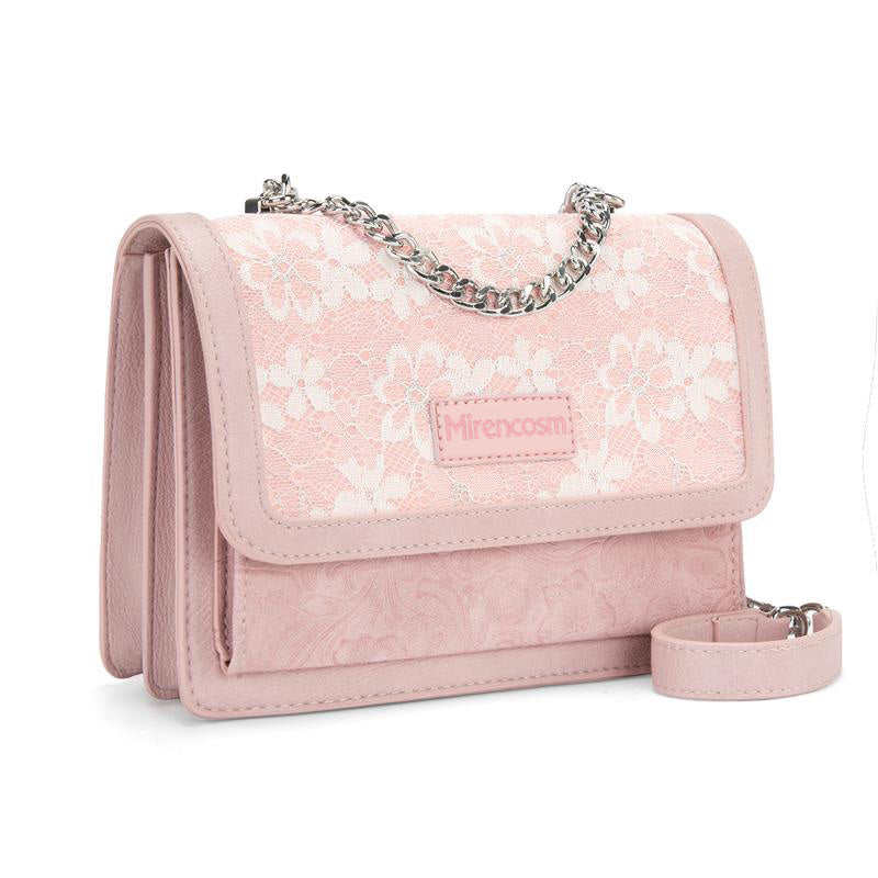 Mirencosm Women's Crossbody Bag - Lace flap shoulder bag