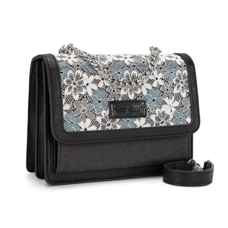 Mirencosm Women's Crossbody Bag - Lace flap shoulder bag