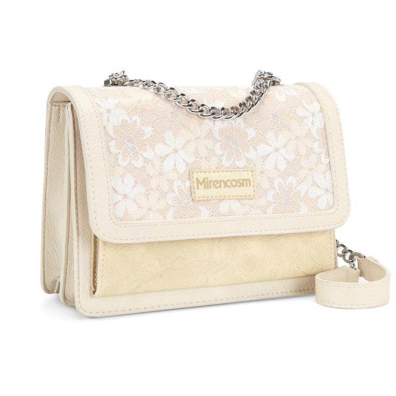 Mirencosm Women's Crossbody Bag - Lace flap shoulder bag