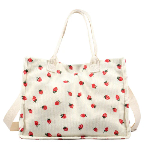 Oversized Printed Tote Bag