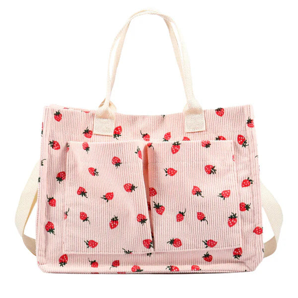 Oversized Printed Tote Bag