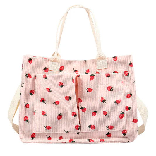 Oversized Printed Tote Bag